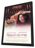 Return to Me 27 x 40 Movie Poster - Style A - in Deluxe Wood Frame