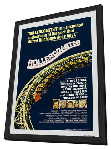 Rollercoaster 27 x 40 Movie Poster - Style B - in Deluxe Wood Frame