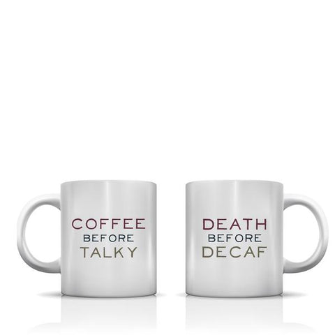 Coffee Talky Death Decaf Marsala Mug by