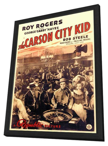 The Carson City Kid 11 x 17 Movie Poster - Style A - in Deluxe Aluminum Frame