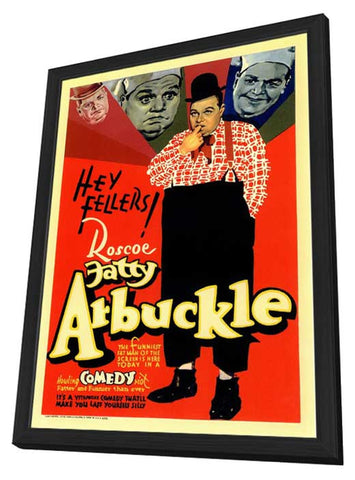 Fatty Arbuckle 11 x 17 Movie Poster - Style A - in Deluxe Aluminum Frame