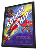 Rocket Ship 11 x 17 Movie Poster - Style A - in Deluxe Wood Frame