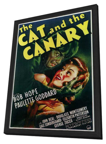The Cat and the Canary 11 x 17 Movie Poster - Style A - in Deluxe Wood Frame