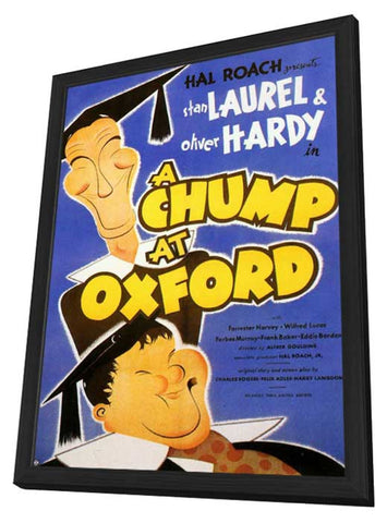 A Chump At Oxford 11 x 17 Movie Poster - Style A - in Deluxe Aluminum Frame