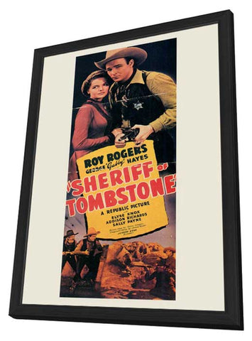 Sheriff of Tombstone 11 x 17 Movie Poster - Style A - in Deluxe Wood Frame