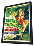 Tarzan Triumphs 11 x 17 Movie Poster - Style A - in Deluxe Wood Frame