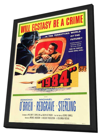 1984 11 x 17 Movie Poster - Style A - in Deluxe Wood Frame