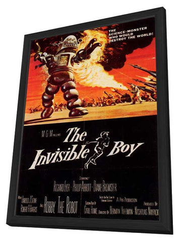The Invisible Boy 11 x 17 Movie Poster - Style A - in Deluxe Wood Frame