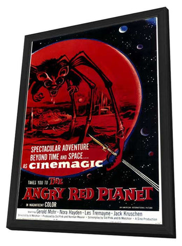 The Angry Red Planet 11 x 17 Movie Poster - Style A - in Deluxe Wood Frame