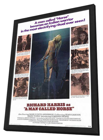 A Man Called Horse 11 x 17 Movie Poster - Style A - in Deluxe Aluminum Frame