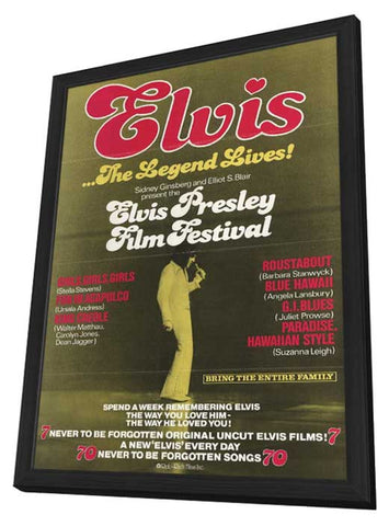 Elvis Presley Film Festival 11 x 17 Movie Poster - Style A - in Deluxe Aluminum Frame