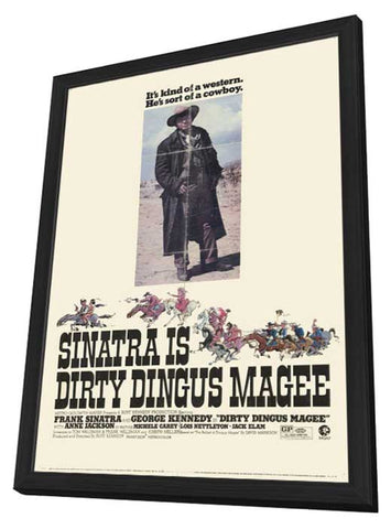 Dirty Dingus Magee 11 x 17 Movie Poster - Style A - in Deluxe Wood Frame