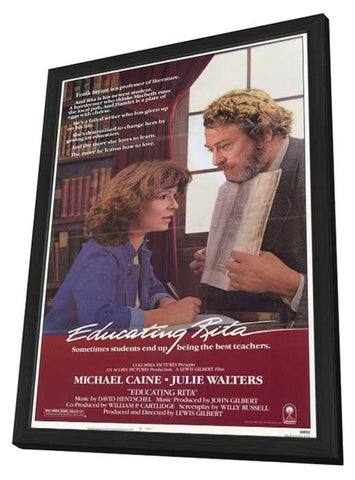 Educating Rita 11 x 17 Movie Poster - Style A - in Deluxe Wood Frame