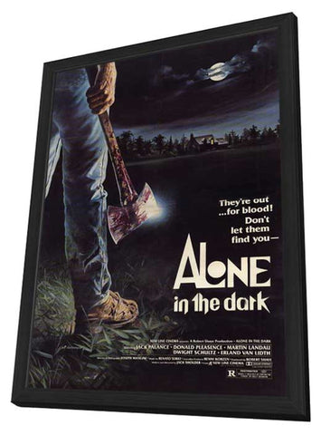 Alone in the Dark 11 x 17 Movie Poster - Style A - in Deluxe Wood Frame