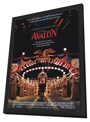 Avalon 11 x 17 Movie Poster - Style A - in Deluxe Wood Frame