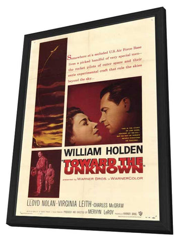 Toward the Unknown 11 x 17 Movie Poster - Style B - in Deluxe Wood Frame