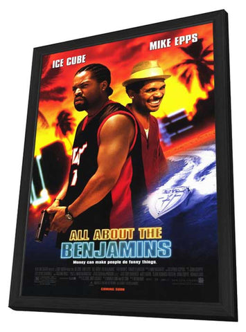 All About the Benjamins 11 x 17 Movie Poster - Style A - in Deluxe Aluminum Frame