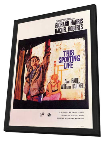This Sporting Life 11 x 17 Movie Poster - Style A - in Deluxe Aluminum Frame