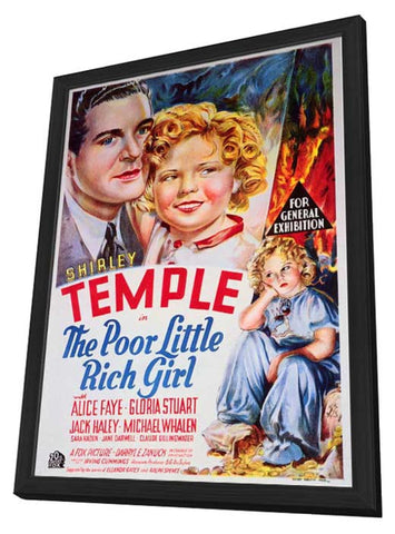 Poor Little Rich Girl 11 x 17 Movie Poster - Style A - in Deluxe Aluminum Frame