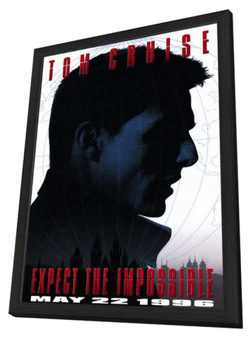 Mission: Impossible 11 x 17 Movie Poster - Style A - in Deluxe Aluminum Frame