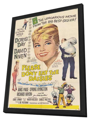 Please Don't Eat The Daisies 11 x 17 Movie Poster - Style A - in Deluxe Aluminum Frame