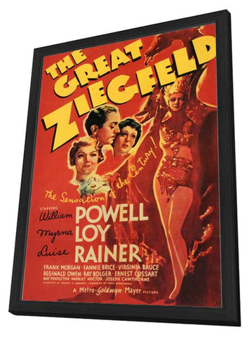 The Great Ziegfeld 11 x 17 Movie Poster - Style A - in Deluxe Aluminum Frame