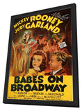 Babes on Broadway 11 x 17 Movie Poster - Style B - in Deluxe Aluminum Frame
