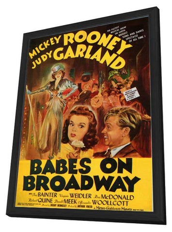 Babes on Broadway 11 x 17 Movie Poster - Style B - in Deluxe Aluminum Frame