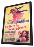 You Were Never Lovelier 11 x 17 Movie Poster - Style B - in Deluxe Aluminum Frame
