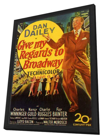 Give My Regards to Broadway 11 x 17 Movie Poster - Style A - in Deluxe Aluminum Frame