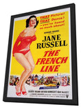 The French Line 11 x 17 Movie Poster - Style A - in Deluxe Aluminum Frame