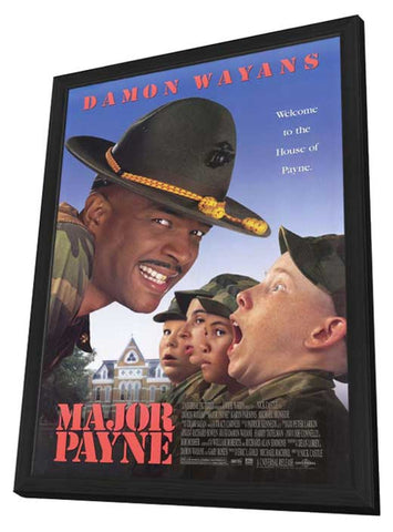 Major Payne 11 x 17 Movie Poster - Style A - in Deluxe Aluminum Frame