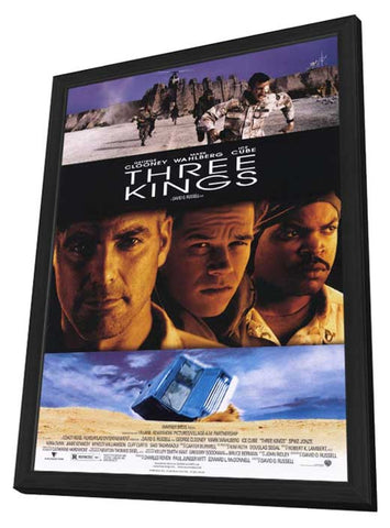 Three Kings 11 x 17 Movie Poster - Style A - in Deluxe Aluminum Frame