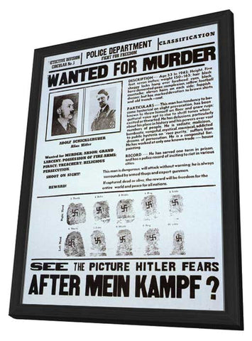 After Mein Kampf 11 x 17 Movie Poster - Style A - in Deluxe Aluminum Frame
