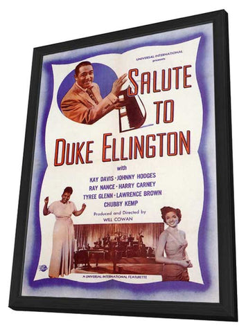 Salute to Duke Ellington 11 x 17 Movie Poster - Style A - in Deluxe Aluminum Frame