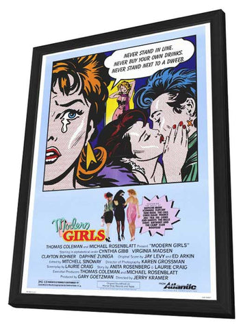 Modern Girls 11 x 17 Movie Poster - Style A - in Deluxe Aluminum Frame