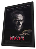 Absolute Power 11 x 17 Movie Poster - Style A - in Deluxe Wood Frame
