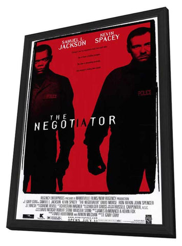 The Negotiator 11 x 17 Movie Poster - Style A - in Deluxe Wood Frame