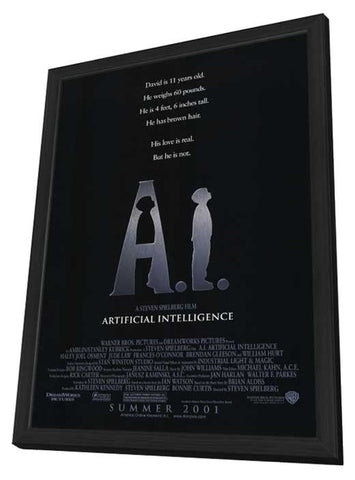 A. I.: Artificial Intelligence 11 x 17 Movie Poster - Style A - in Deluxe Aluminum Frame