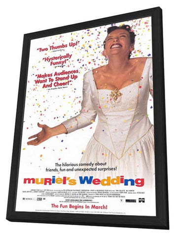 Muriel's Wedding 11 x 17 Movie Poster - Style B - in Deluxe Wood Frame