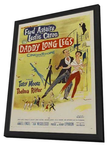 Daddy Long Legs 11 x 17 Movie Poster - Style A - in Deluxe Wood Frame