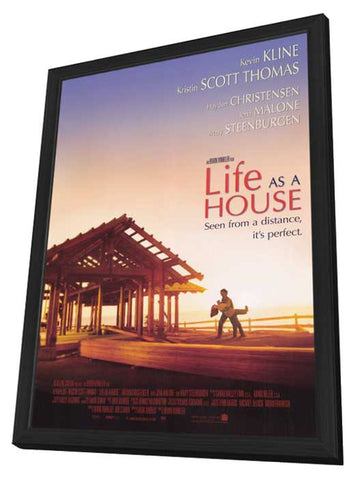 Life as a House 11 x 17 Movie Poster - Style B - in Deluxe Wood Frame