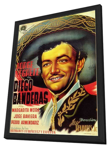 Tierra de pasiones 11 x 17 Movie Poster - Spanish Style A - in Deluxe Aluminum Frame