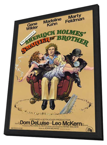 Adventure of Sherlock Holmes Smarter Brother 11 x 17 Movie Poster - Style A - in Deluxe Wood Frame