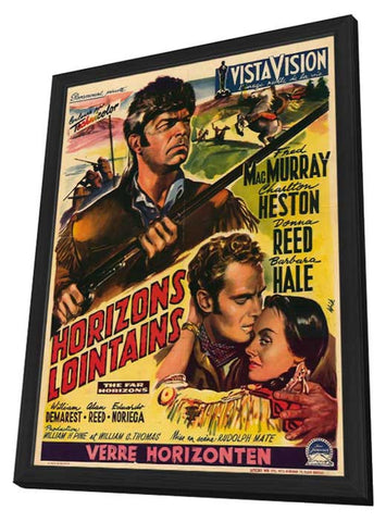 Far Horizons 11 x 17 Movie Poster - Belgian Style A - in Deluxe Aluminum Frame