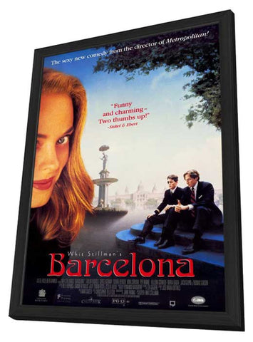 Barcelona 11 x 17 Movie Poster - Style A - in Deluxe Wood Frame