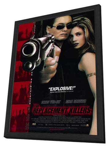 The Replacement Killers 11 x 17 Movie Poster - Style A - in Deluxe Wood Frame