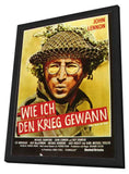 How I Won the War 11 x 17 Movie Poster - German Style A - in Deluxe Aluminum Frame