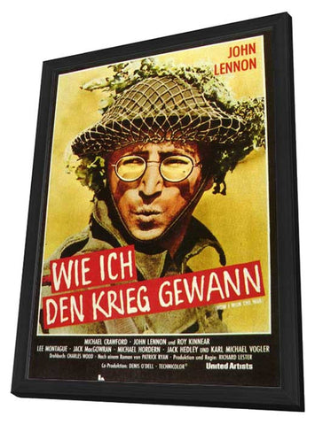How I Won the War 11 x 17 Movie Poster - German Style A - in Deluxe Aluminum Frame