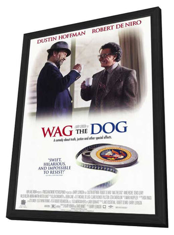 Wag the Dog 11 x 17 Movie Poster - Style B - in Deluxe Wood Frame